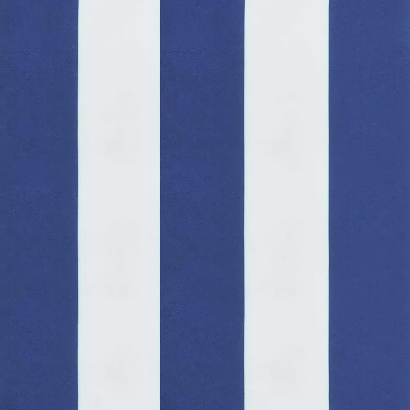 Sodo suoliuko pagalvėlė, mėlyna ir balta, 120x50x4cm, audinys