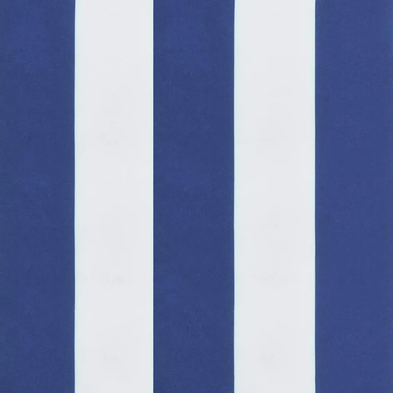 Sodo suoliuko pagalvėlė, mėlyna ir balta, 200x50x4cm, audinys