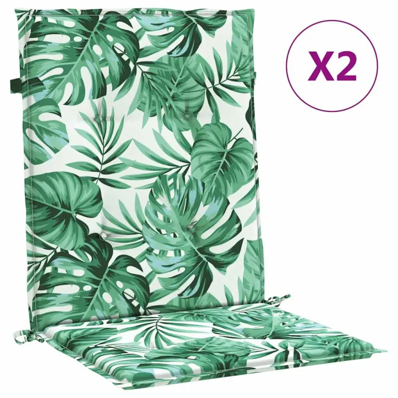 Atlošo pagalvėlės Lapelis 2 pcs Lapų raštas 100 x 50 x 3 cm
