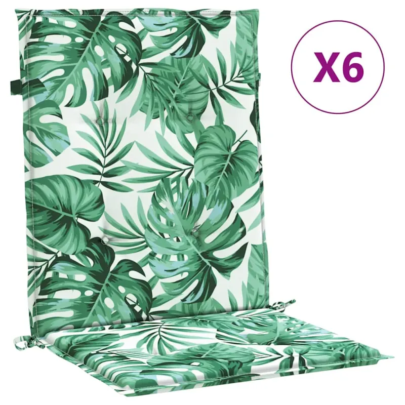 Atlošo pagalvėlės Lapelis 6 pcs Lapų raštas 100 x 50 x 3 cm