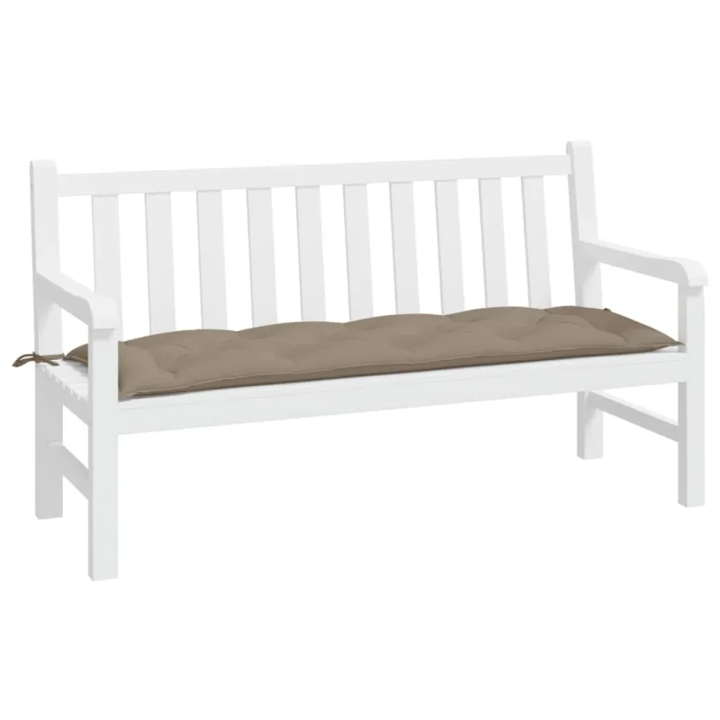 Sodo suoliuko pagalvėlė, taupe spalvos, 150x50x7cm, audinys