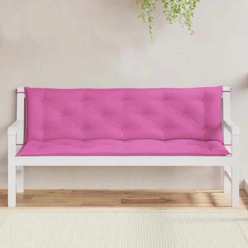 Suoliuko pagalvėlės, 2vnt., rožinės, 150x50x7cm, audinys