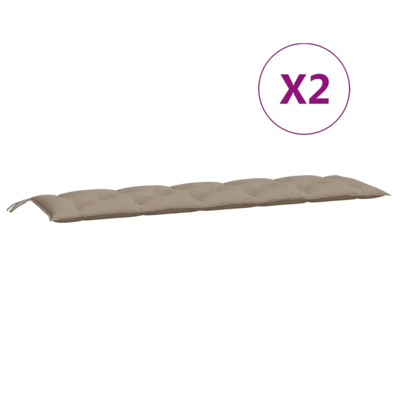 suoliuko pagalvėlės, 2vnt., taupe spalvos, oxford audinys