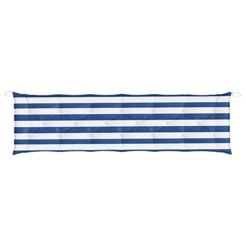 Suoliuko pagalvėlės, 2vnt., mėlynos/baltos, 200x50x7cm, audinys