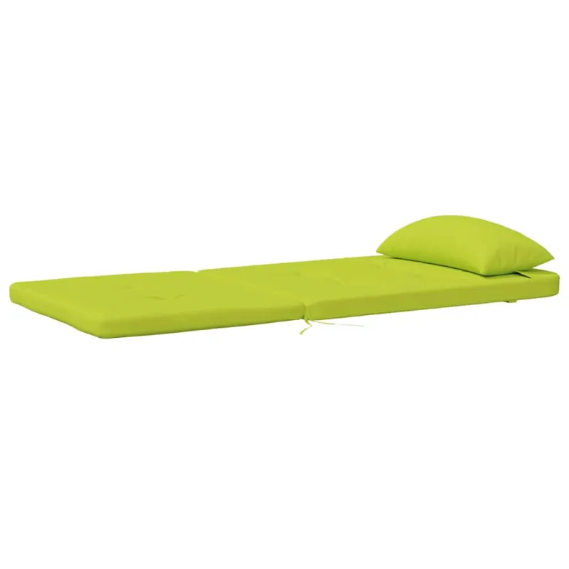 Kėdžių pagalvės Paprastas 2 pcs Ryškiai žalia 58 x 77 x 4,5 cm