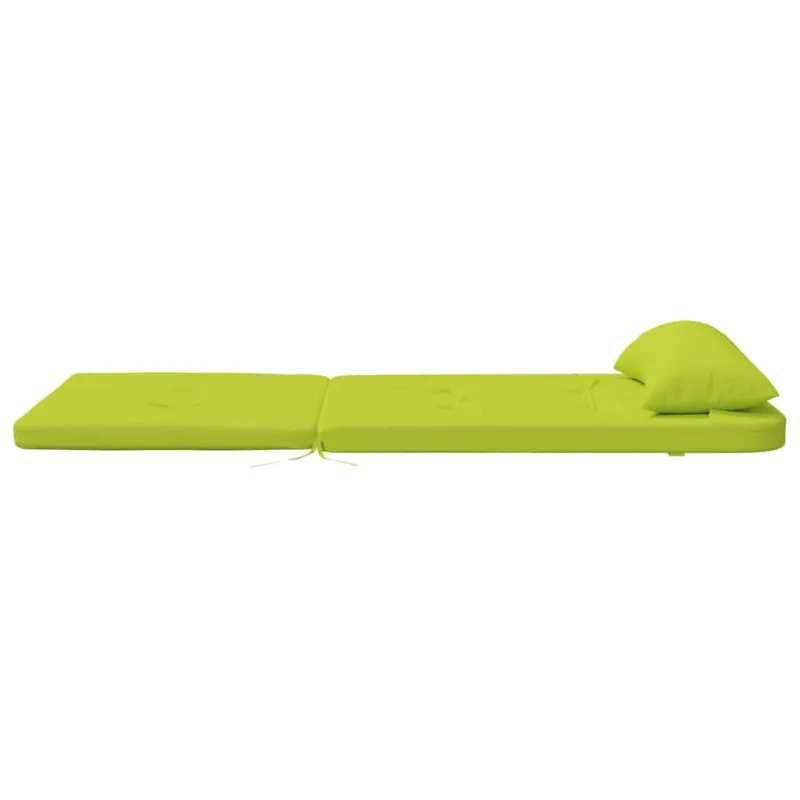 Kėdžių pagalvės Paprastas 2 pcs Ryškiai žalia 58 x 77 x 4,5 cm