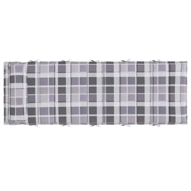 Saulės poilsio pagalvė Pilka 178 x 60 x 4 cm Oksfordo audinys
