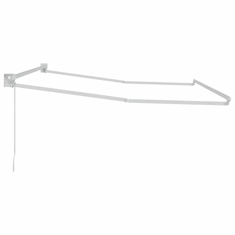 Traukiamas markizės rėmas Baltas 350 x 250 cm Aliuminis