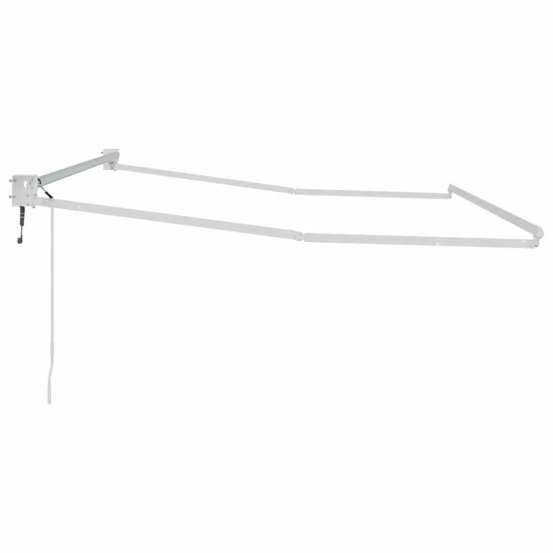 Traukiamas markizės rėmas Baltas 350 x 250 cm Aliuminis