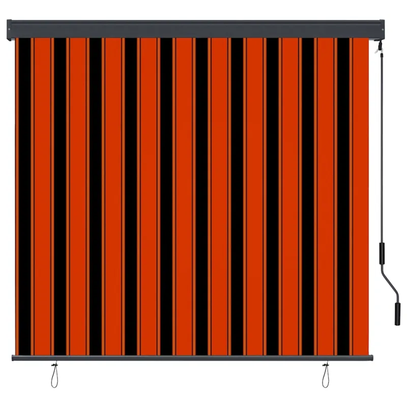 Roletas Oranžinė ir ruda 180 x 250 cm Audinys ir aliuminis
