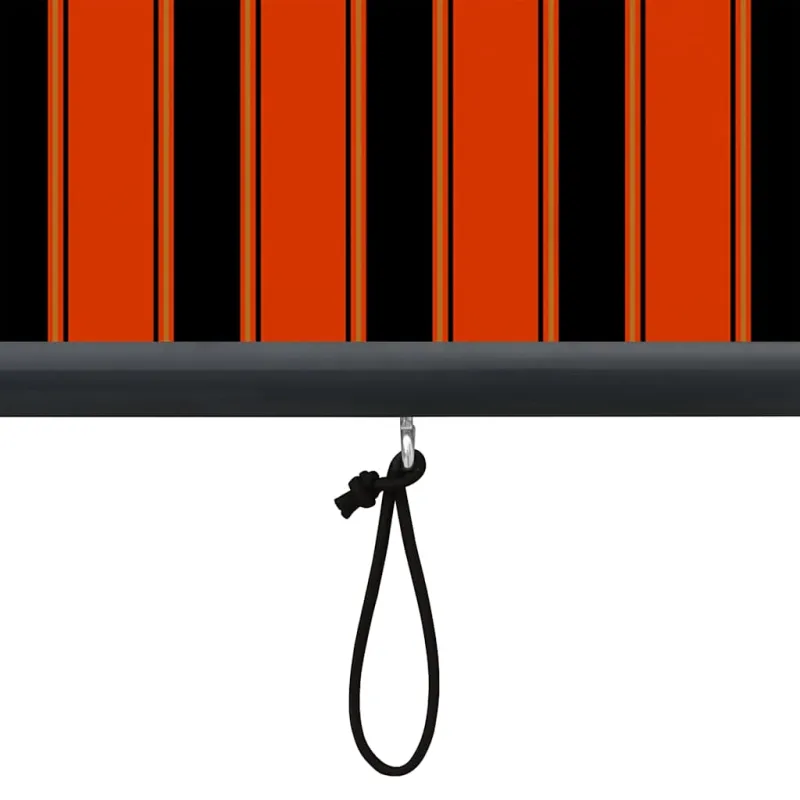 Roletas Oranžinė ir ruda 180 x 250 cm Audinys ir aliuminis