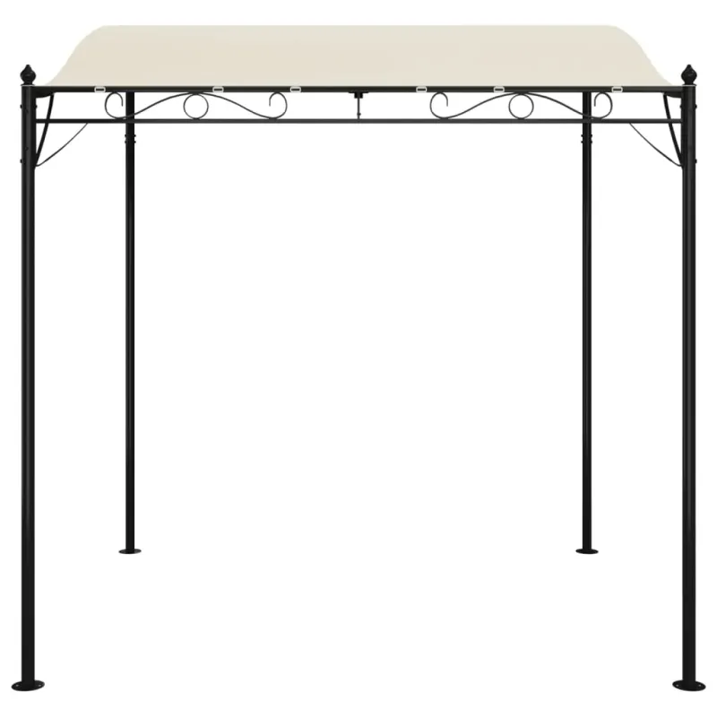 Stoginė, kreminės spalvos, 2x2,3m, audinys ir plienas, 180g/m²
