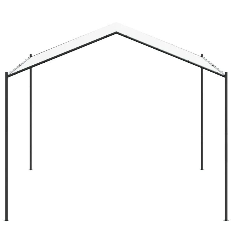 Pavėsinė 4 x 4 x 2,6 m Baltas Plienas ir poliesteris 180 gsm
