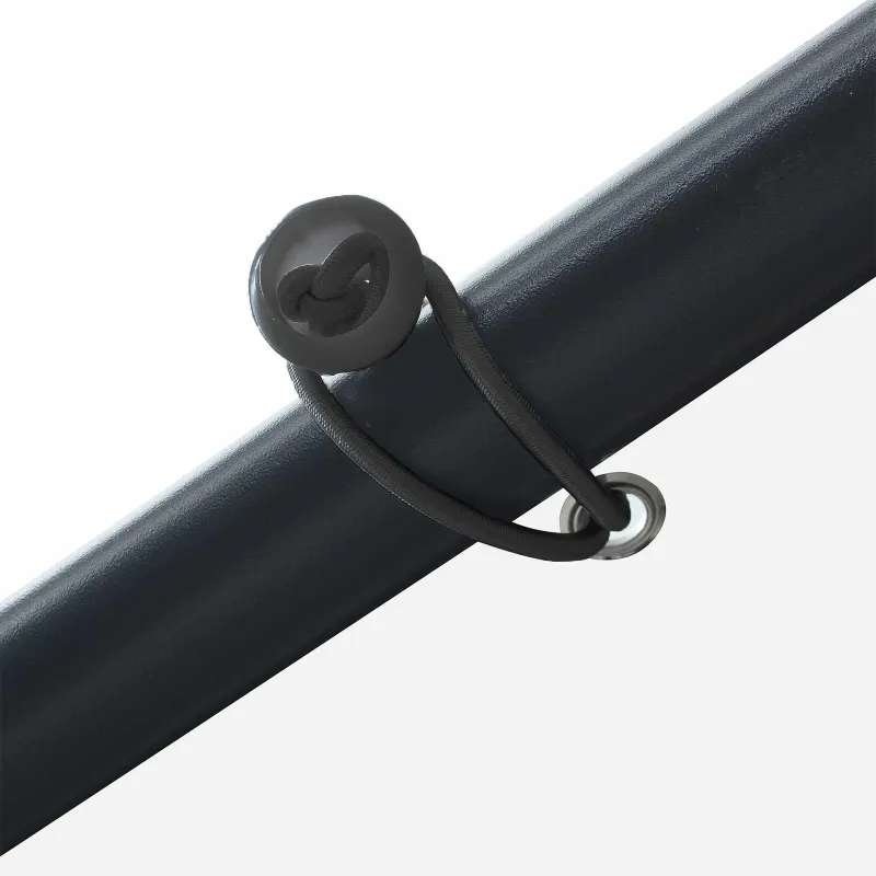 Pavėsinė 4 x 4 x 2,6 m Baltas Plienas ir poliesteris 180 gsm