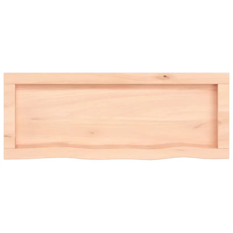 Sieninė lentyna, 80x30x(2-6) cm, neapdorotas ąžuolo masyvas