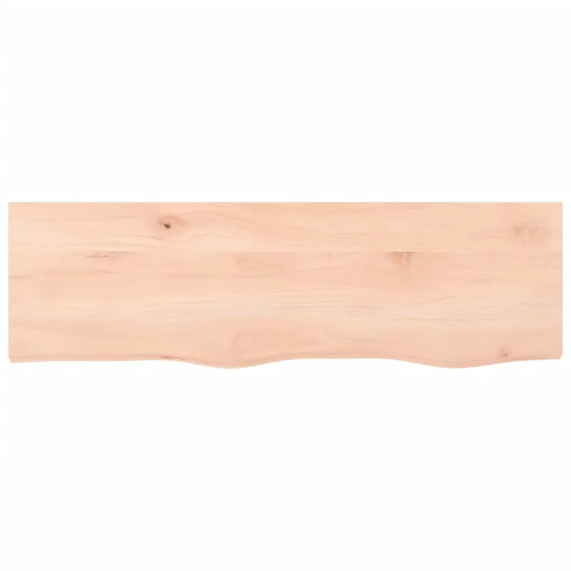 Sieninė lentyna, 100x30x(2-4) cm, neapdorotas ąžuolo masyvas