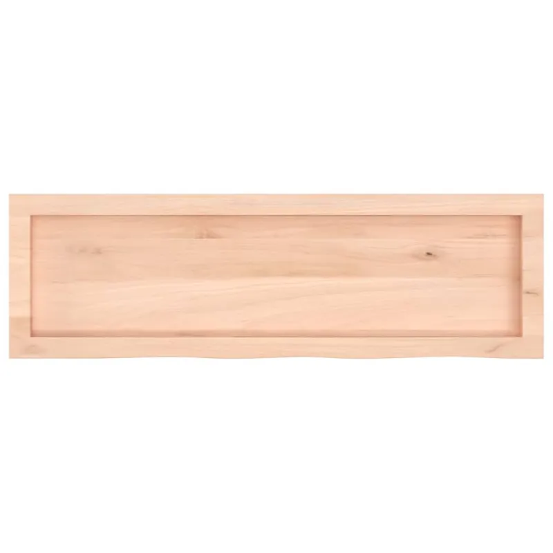 Sieninė lentyna, 100x30x(2-4) cm, neapdorotas ąžuolo masyvas