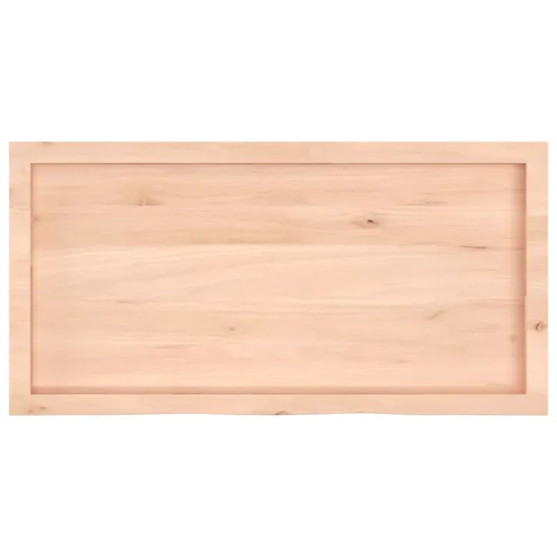 Sieninė lentyna, 100x50x(2-4) cm, neapdorotas ąžuolo masyvas