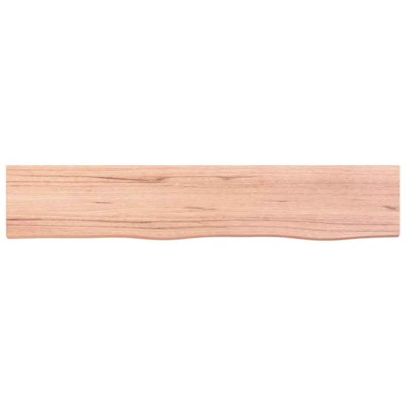 Sieninė lentyna, šviesiai ruda, 100x20x4cm, ąžuolo masyvas