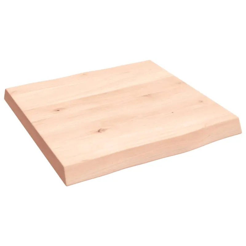 Stalviršis, 40x40x(2-4) cm, medienos masyvas, su gyvu kraštu