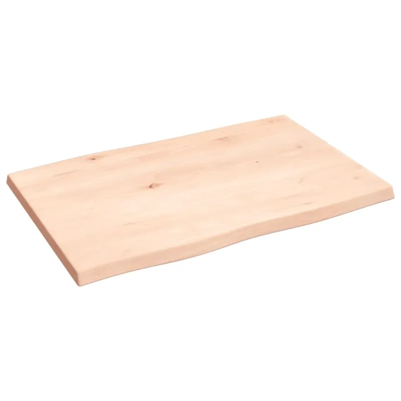 Stalviršis, 60x40x2cm, ąžuolo medienos masyvas, su gyvu kraštu