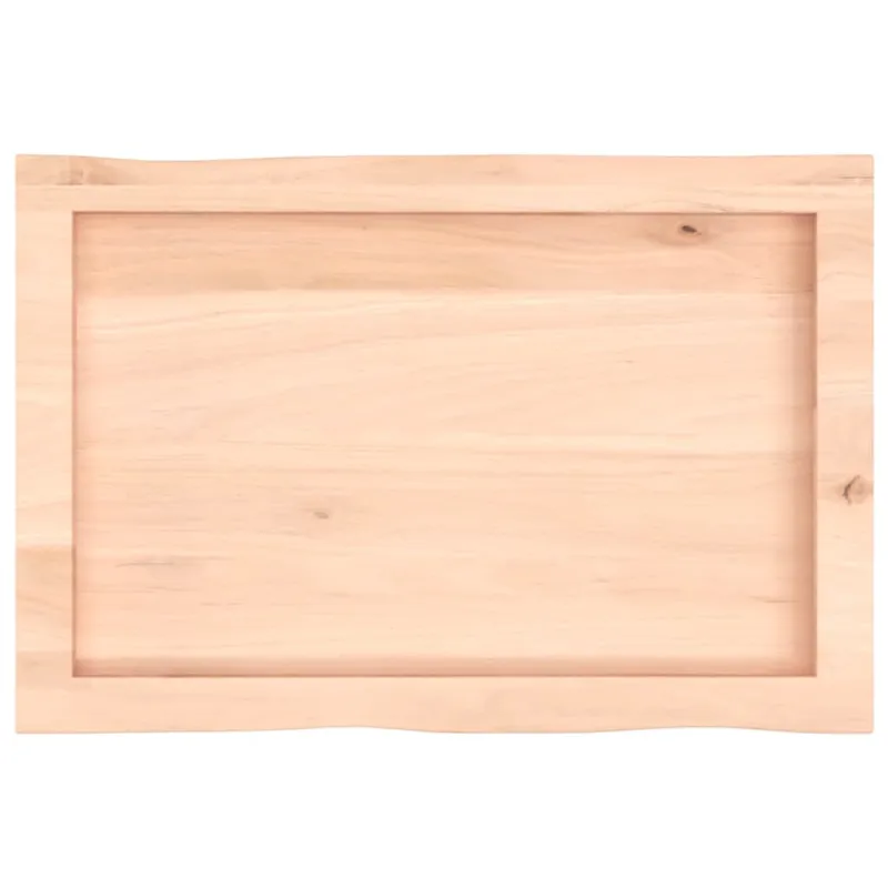 Stalviršis, 60x40x(2-4) cm, medienos masyvas, su gyvu kraštu