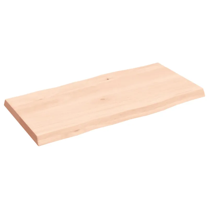 Stalviršis, 80x40x(2-4) cm, medienos masyvas, su gyvu kraštu