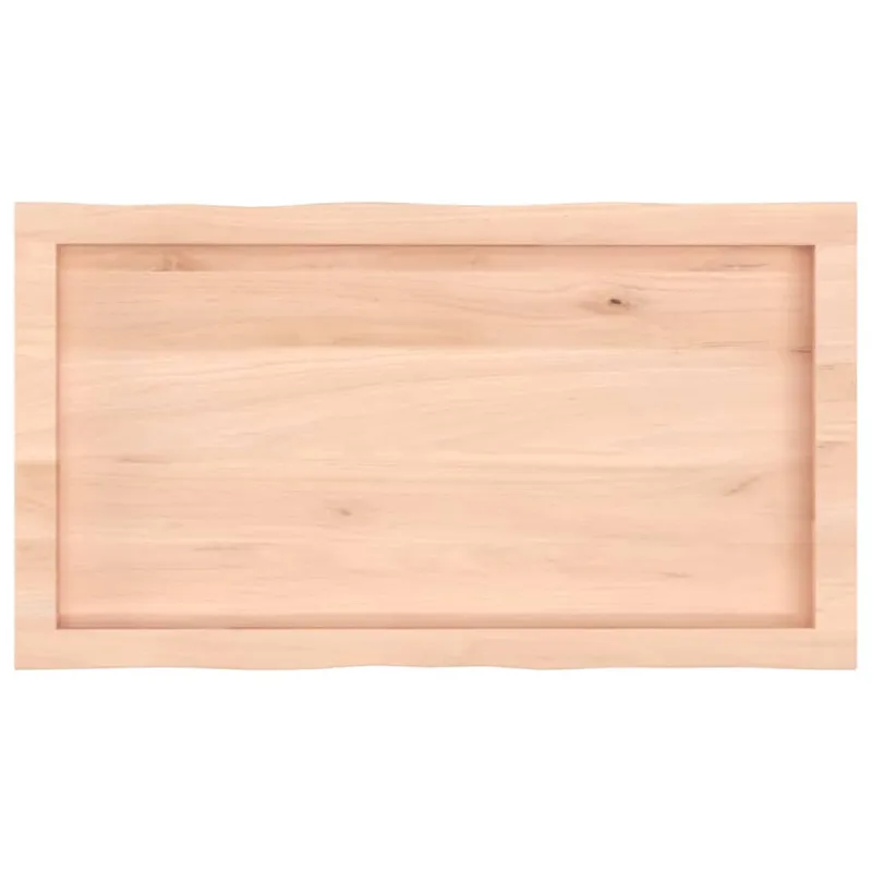 Stalviršis, 80x40x(2-4) cm, medienos masyvas, su gyvu kraštu