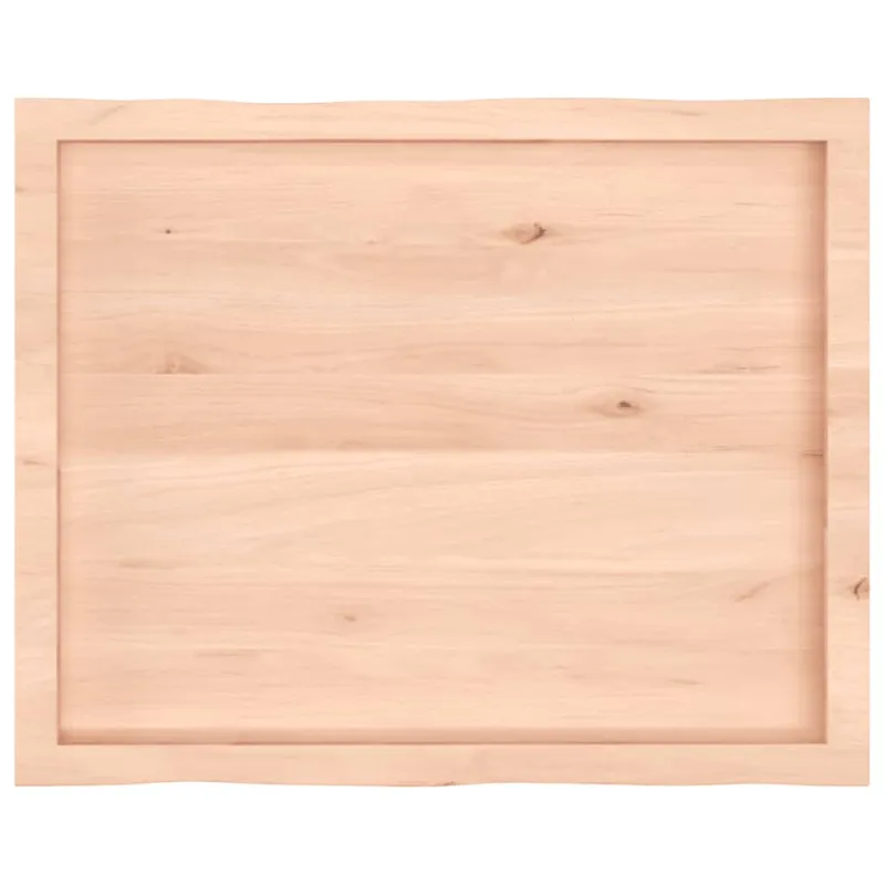 Stalviršis, 80x60x(2-4) cm, medienos masyvas, su gyvu kraštu