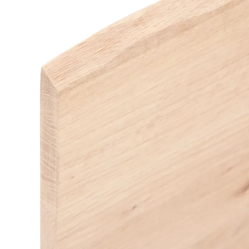 Stalviršis, 100x50x2cm, ąžuolo medienos masyvas, su gyvu kraštu