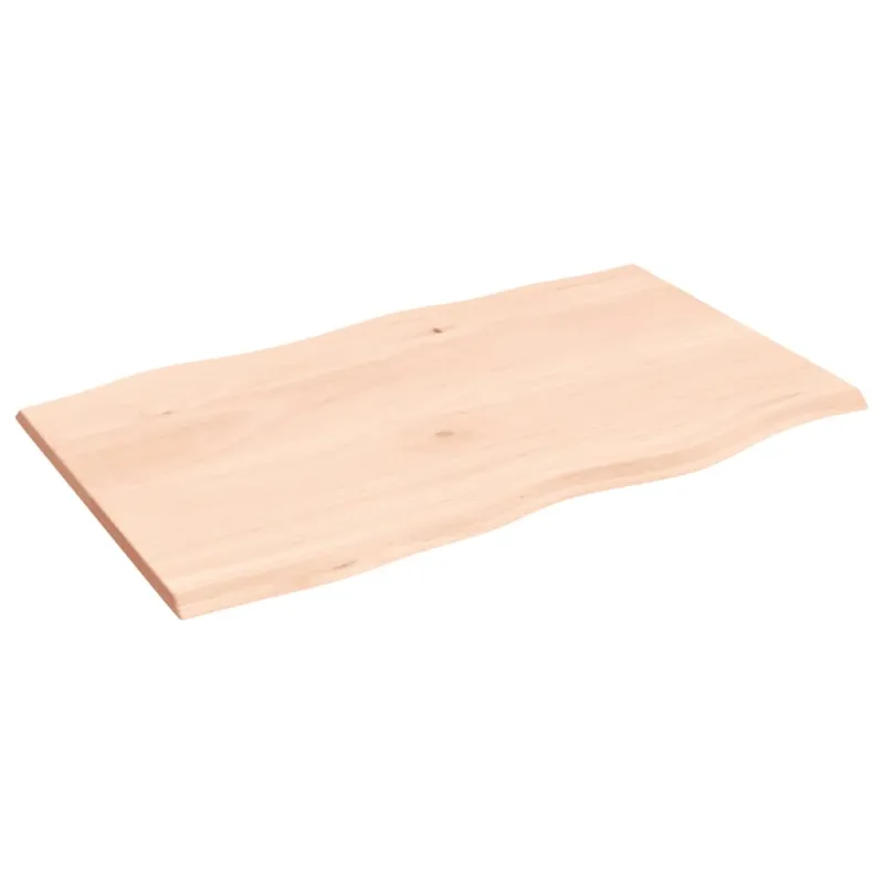 Stalviršis, 100x60x2cm, ąžuolo medienos masyvas, su gyvu kraštu