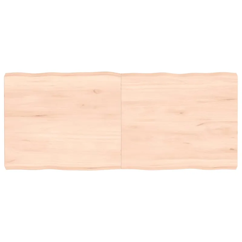 Stalviršis, 140x60x(2-6) cm, medienos masyvas, su gyvu kraštu