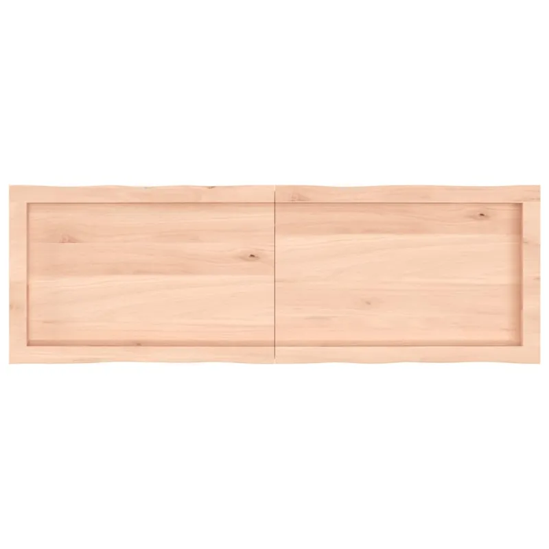 Stalviršis, 140x60x(2-6) cm, medienos masyvas, su gyvu kraštu