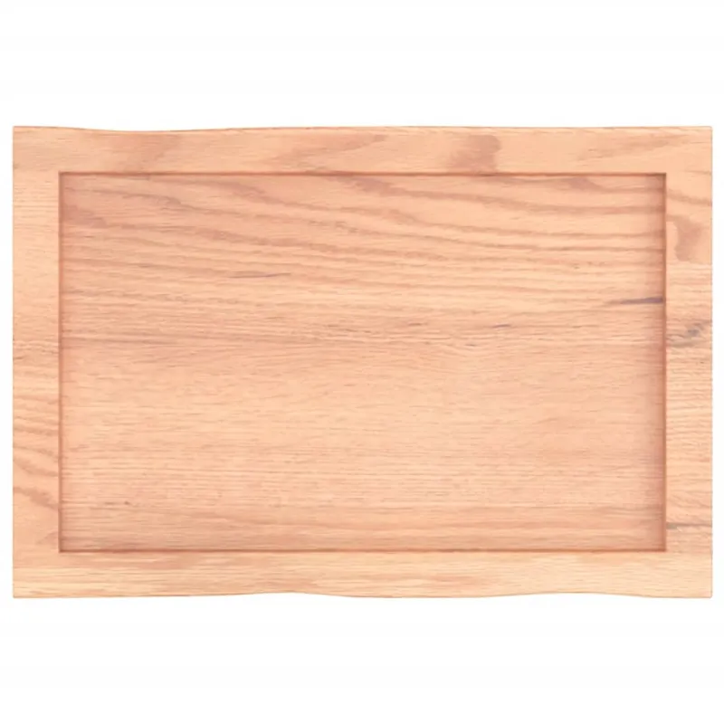 Stalviršis, šviesiai rudas, 60x40x(2-4) cm, medienos masyvas