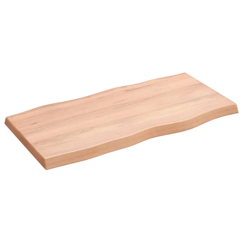Stalviršis, šviesiai rudas, 80x40x(2-4) cm, medienos masyvas
