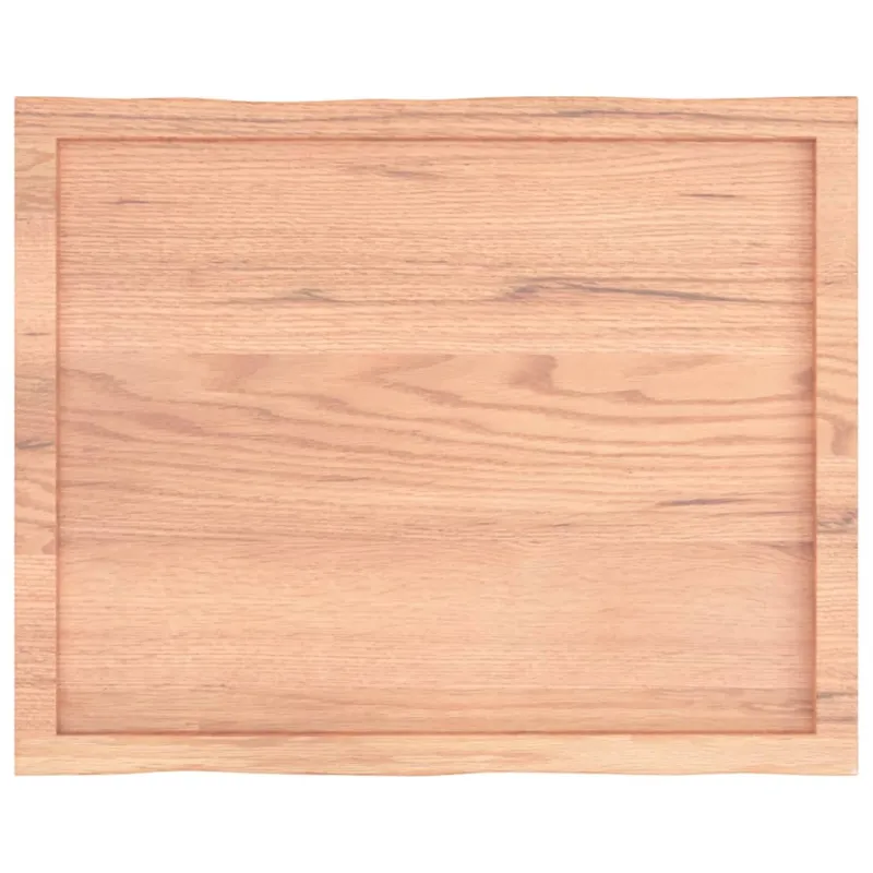 Stalviršis, šviesiai rudas, 80x60x(2-4) cm, medienos masyvas