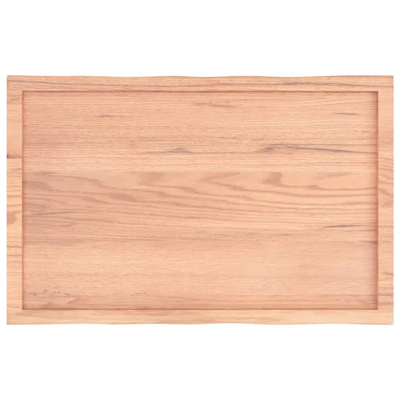 Stalviršis, šviesiai rudas, 100x60x(2-4) cm, medienos masyvas