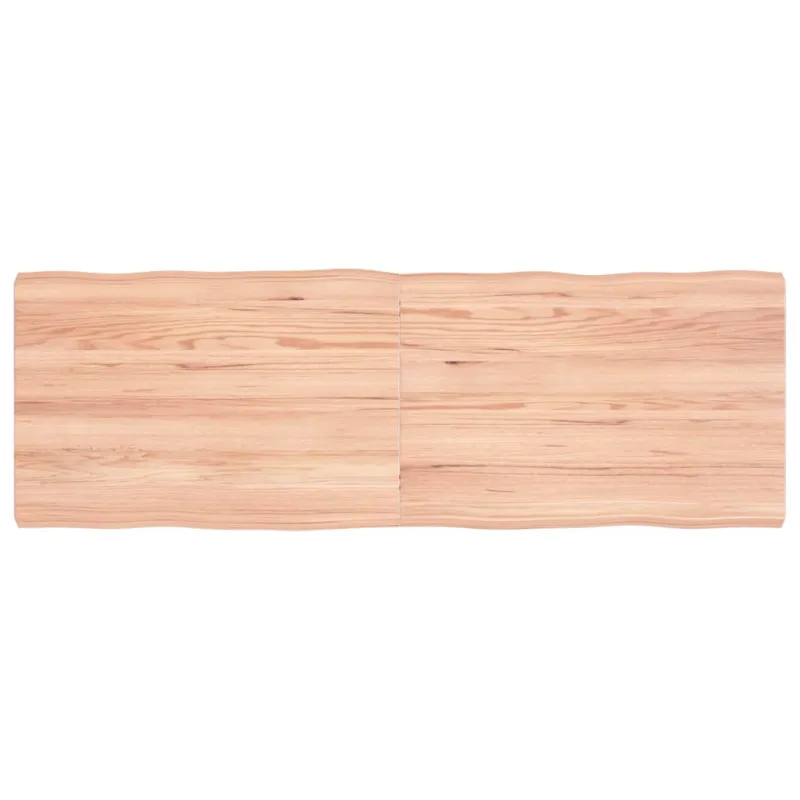Stalviršis, šviesiai rudas, 120x40x(2-4) cm, medienos masyvas