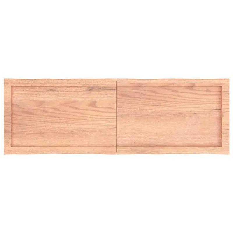 Stalviršis, šviesiai rudas, 120x40x(2-4) cm, medienos masyvas