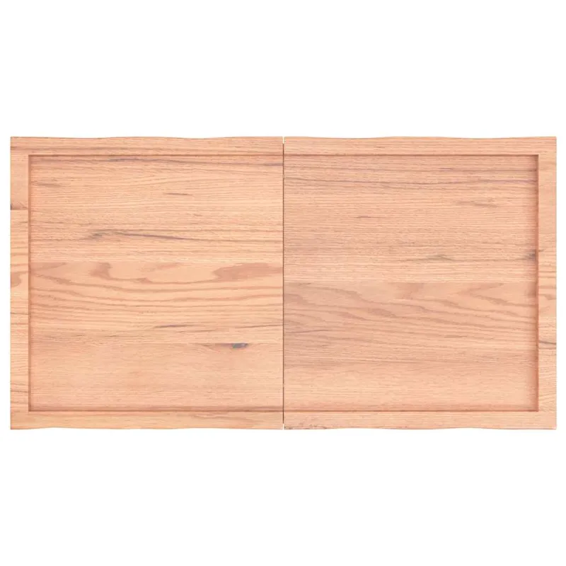 Stalviršis, šviesiai rudas, 120x60x(2-4) cm, medienos masyvas
