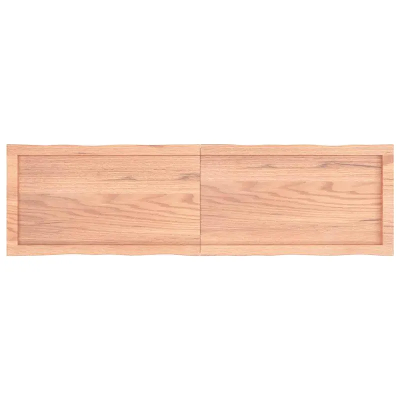 Stalviršis, šviesiai rudas, 140x40x(2-4) cm, medienos masyvas