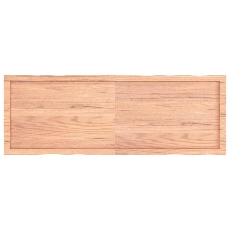 Stalviršis, šviesiai rudas, 140x50x(2-4) cm, medienos masyvas