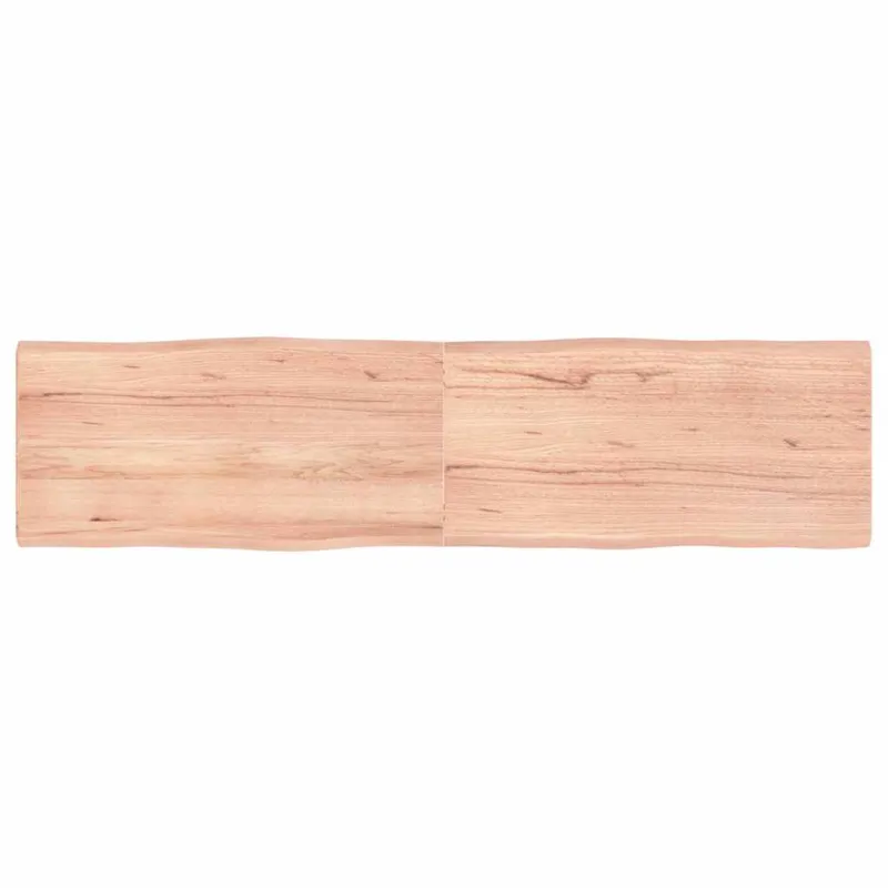 Stalviršis, šviesiai rudas, 160x40x(2-4) cm, medienos masyvas