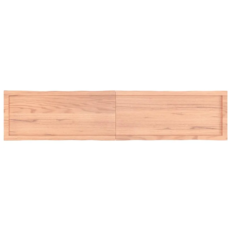 Stalviršis, šviesiai rudas, 180x40x(2-6) cm, medienos masyvas