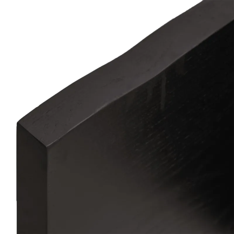 Stalviršis, tamsiai ruda, 80x40x(2-4) cm, medienos masyvas