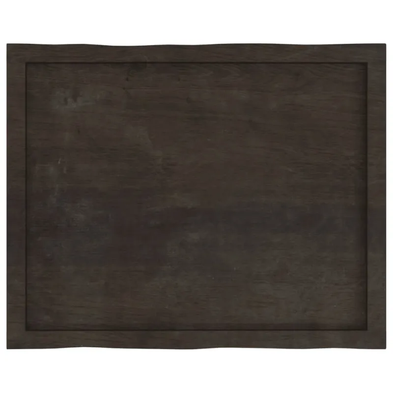 Stalviršis, tamsiai ruda, 80x60x(2-4) cm, medienos masyvas