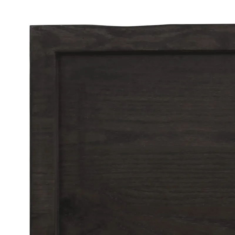 Stalviršis, tamsiai ruda, 80x60x(2-4) cm, medienos masyvas
