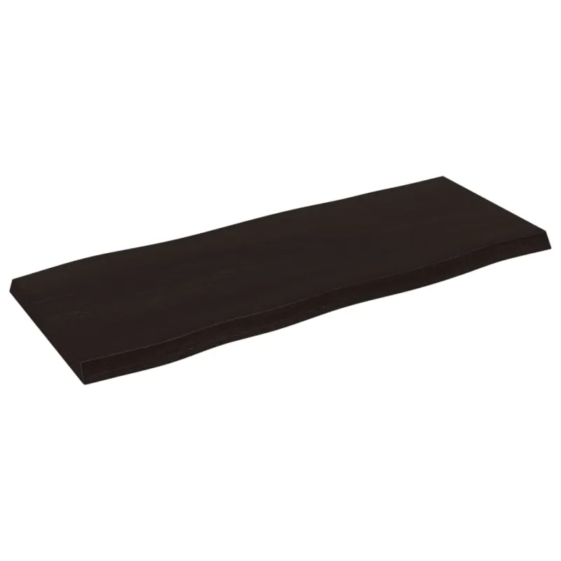 Stalviršis, tamsiai ruda, 100x40x(2-4) cm, medienos masyvas