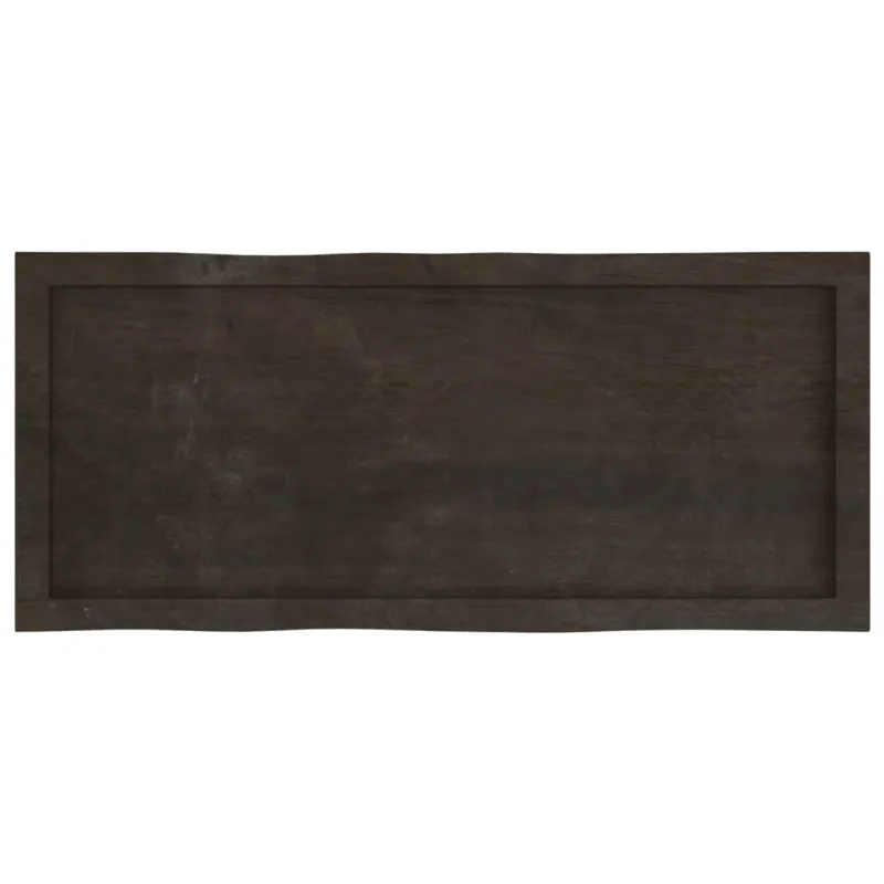 Stalviršis, tamsiai ruda, 100x40x(2-6) cm, medienos masyvas