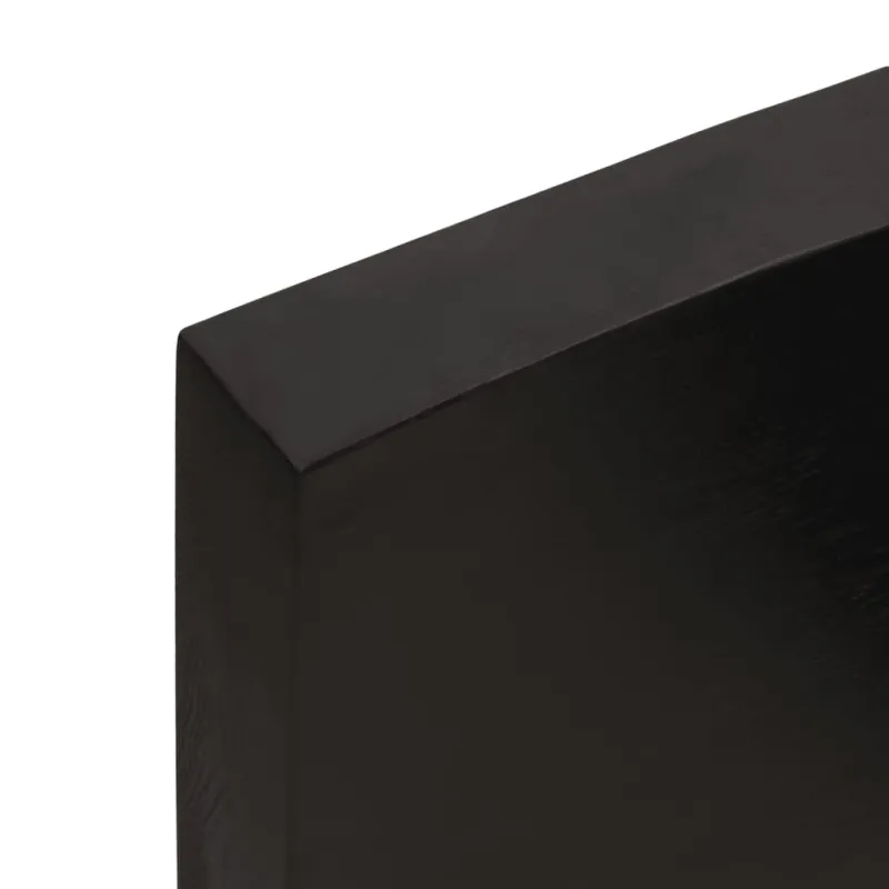 Stalviršis, tamsiai ruda, 100x40x(2-6) cm, medienos masyvas